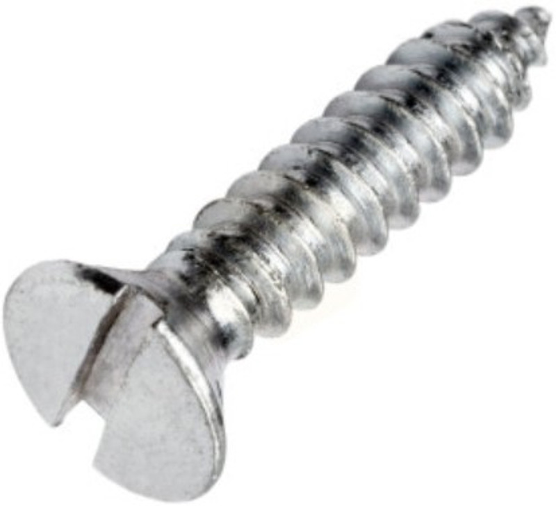 burhani tools Carbon Steel Flat Head Self-tapping Screw(4 mm Pack of 48)