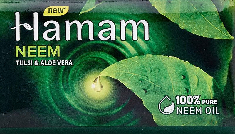 hamam Tulsi and Aloevera Soap Bar, 150g(pack of 3)(3 x 50 g)