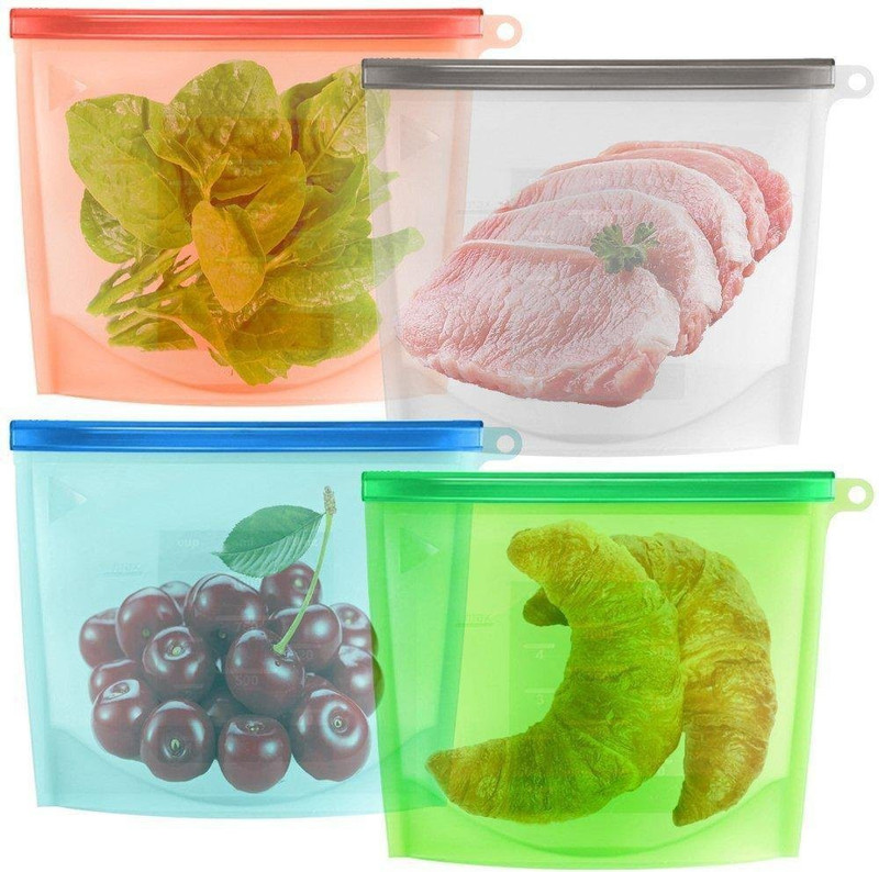 divstylz Silicone Storage Pouch(Pack of 4)