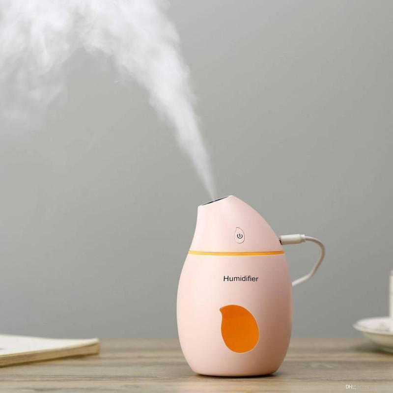 belldial Air Freshener Mango Humidifier With LED Night Light For Car, Home Portable Room Air Purifier(Multicolor)