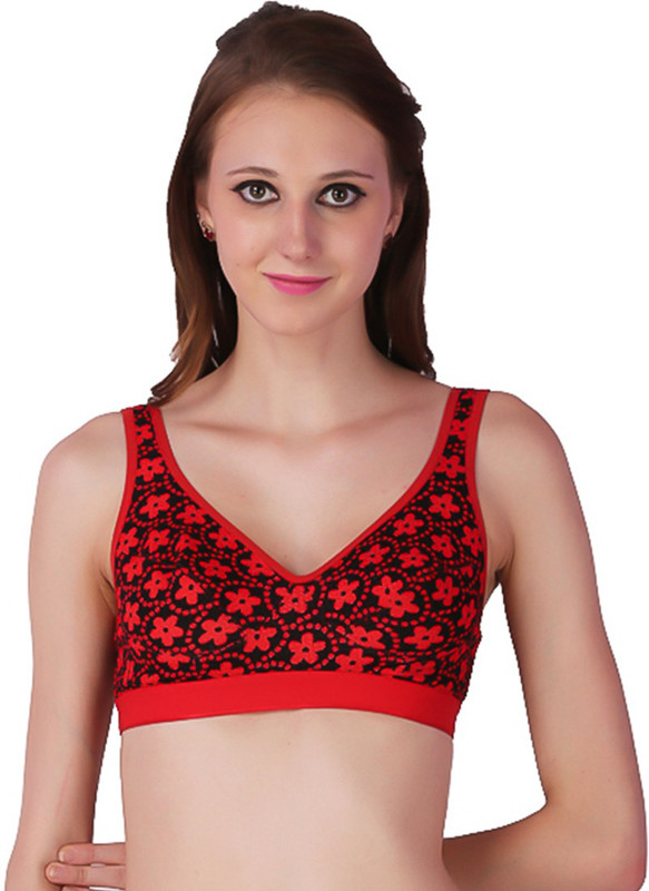 Urbaano Women Sports Non Padded Bra(Multicolor)