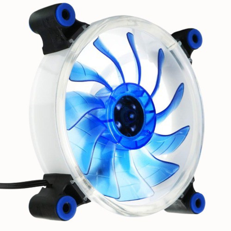 BBC 3 pcs * full RING FAN blue LED 120MM Cooler(Blue)