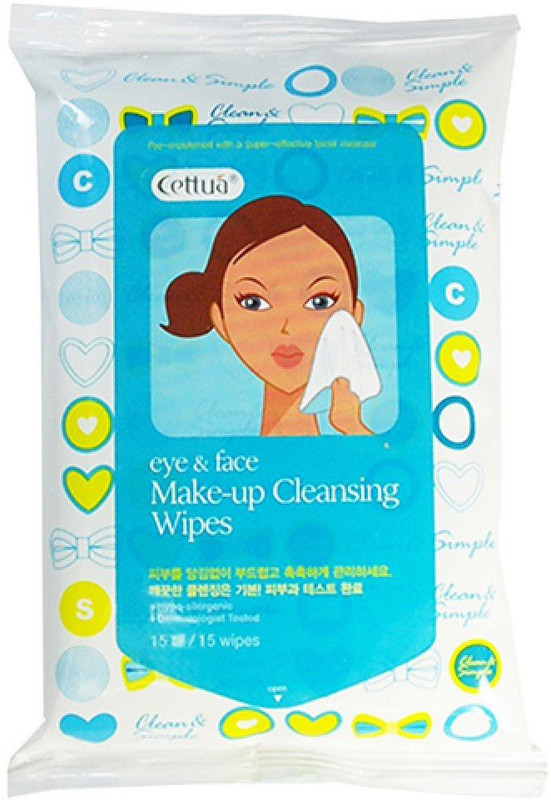 cettua Cleansing Wipes(Pack of 15)