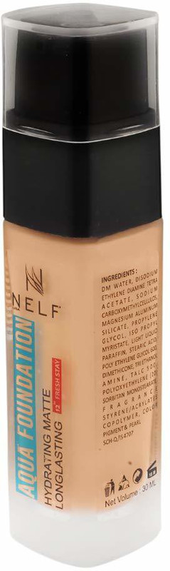nelf Aqua Foundation, Honey, 30ml Foundation(honey, 30 ml)