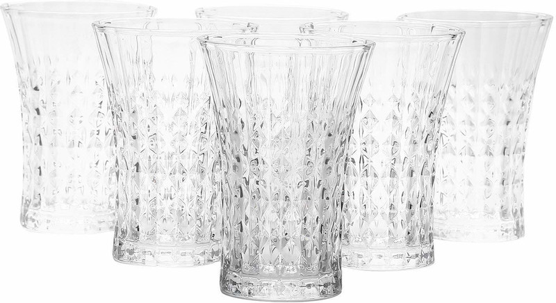 creativecreator CCTS1 Glass Set(Glass, 200 ml, White, Pack of 6)