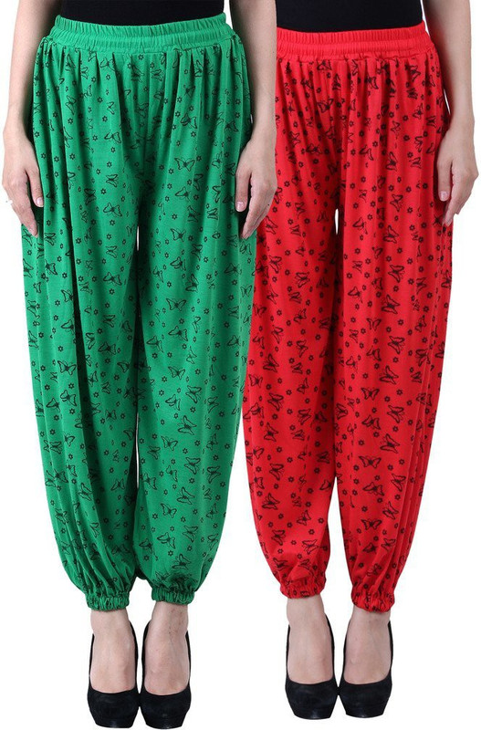test Printed Viscose Women Harem Pants