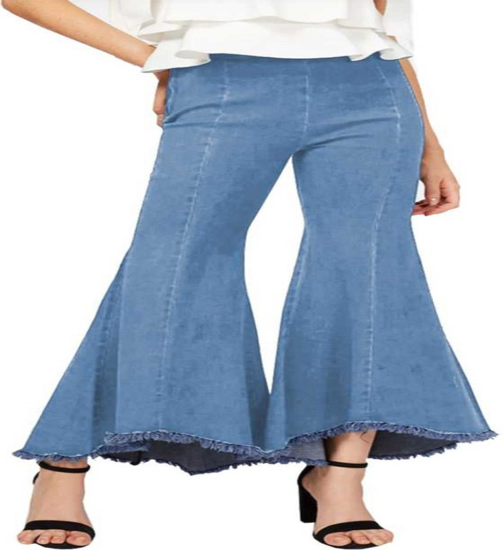 pinkfabb Boot-Leg Women Light Blue Jeans