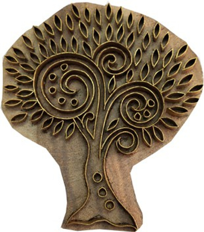 skart wooden printing block stamp Brass183 Printing Blocks(Pack of 1)