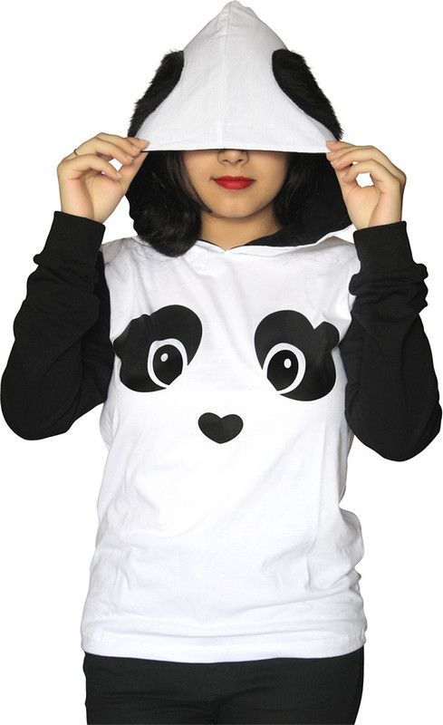 monkeebespoke Round Neck Printed Women Pullover