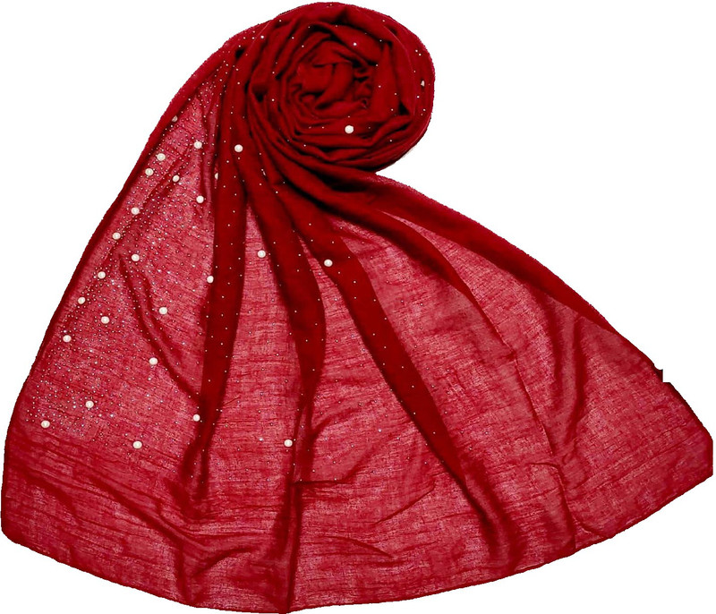 mean zoom Solid Cotton Blend Girls Stole