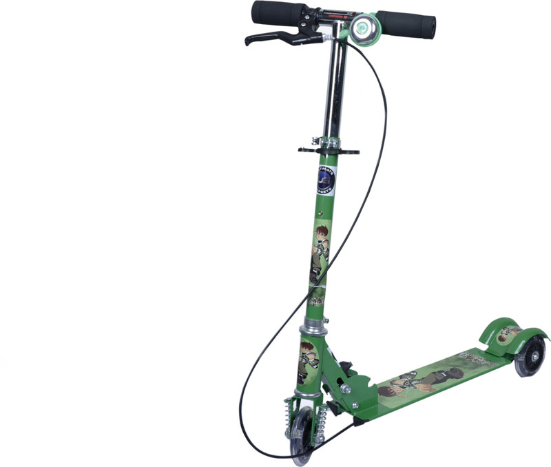 ultimate gadgets outdoore and indoore both use ,foldable,LED LIGHT IN WHEEL Scooter LED LIGHT IN WHEEL Scooter Scooter(Green)