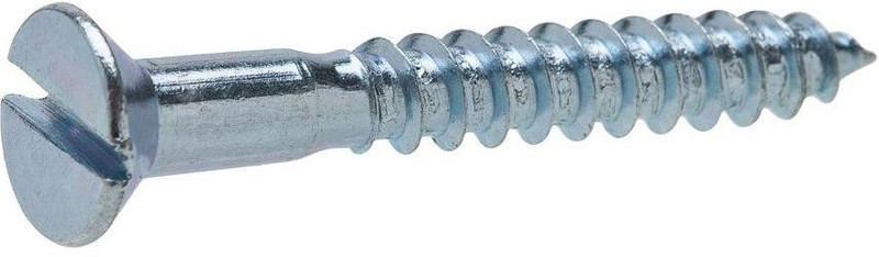 burhani tools Carbon Steel Flat Head Wood Screw(4 mm Pack of 48)