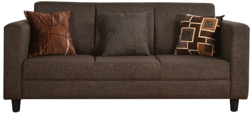 kalan Fabric 3 Seater  Sofa(Finish Color - green)