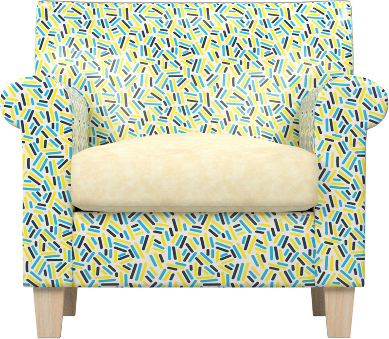 fizdi Leatherette 1 Seater  Sofa(Finish Color - Multi)