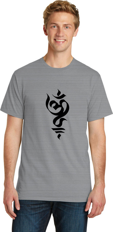 fabric adda Printed Men & Women Round Neck Black T-Shirt
