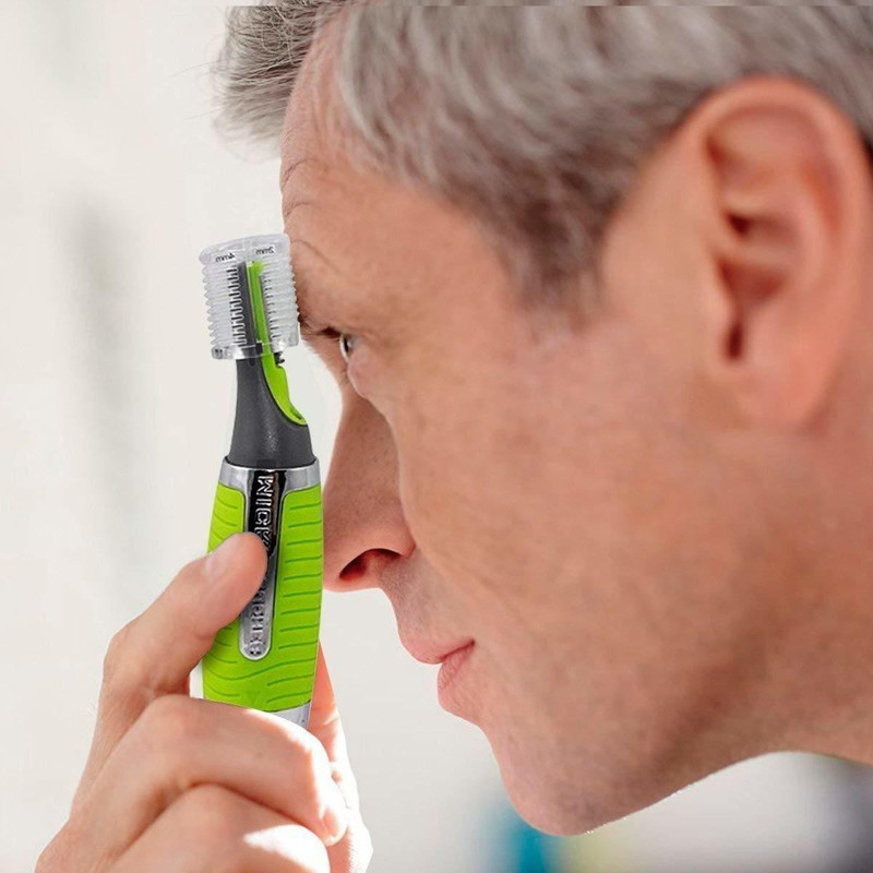 curve creation Cordless Touches Nose Trimmer  Runtime: 40 min Trimmer for Men & Women(Green)