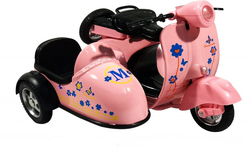xenith Metal Scooter with Side Car, Die Cast Vehicle Toy(Multicolor)