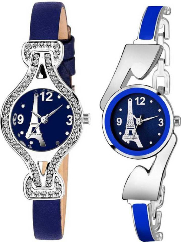 cameron Blue Stone And Blue Paris Fashionable Analog combo Analog Watch - For Women Analog Watch  - For Women