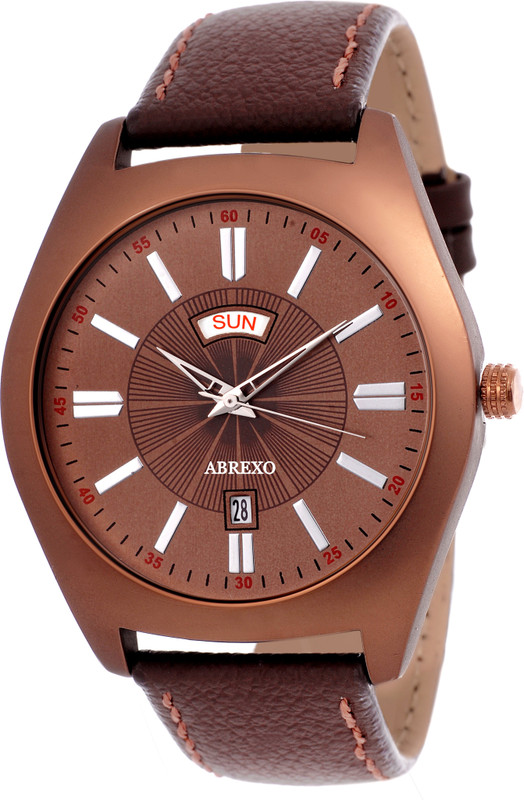 Abrexo Abx2127 Brown Gents Chromatic Signature Exclusive Design Day And Date Desertcart INDIA