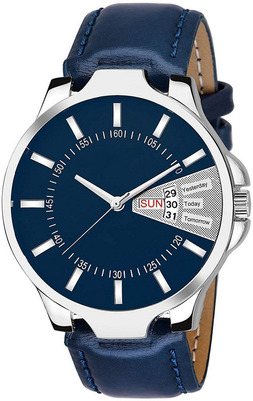 attach Men_44 New Ultimate Blue Day and Date Functioning Hybrid Smartwatch Watch - For Men Analog Watch  - For Men
