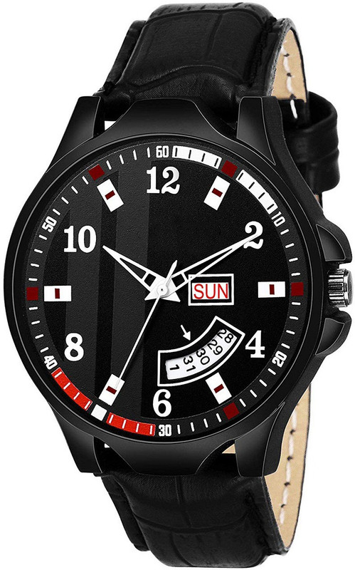 attach Men_42 New Ultimate Black Day and Date Functioning Hybrid Smartwatch Watch - For Men Analog Watch  - For Men