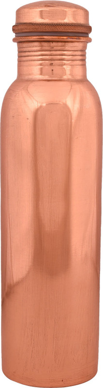 crayowns Latest Plane copper water bottle for Yoga , Gym 1000 ml(Brown)