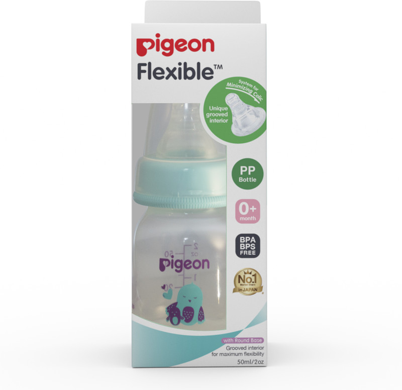 Pigeon PERISTALTIC NURSING BOTTLE RPP BIRDS - 50 ml(TRANSPARENT)