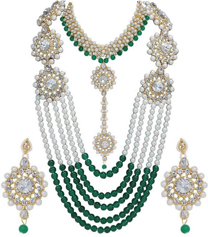 catalyst venture Copper Jewel Set(Green, Gold)