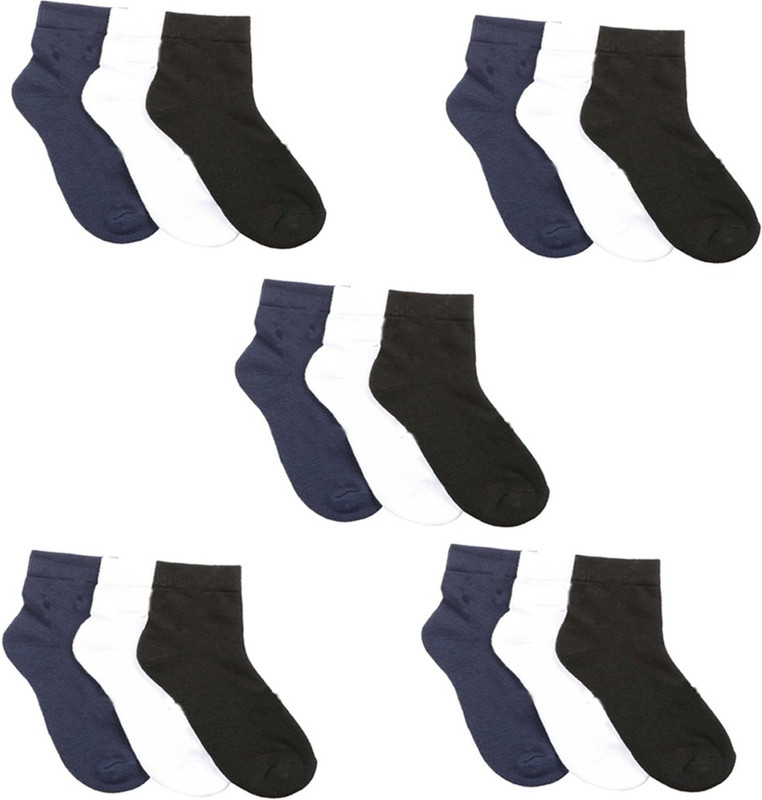 signara Men & Women Self Design Ankle Length(Pack of 15)