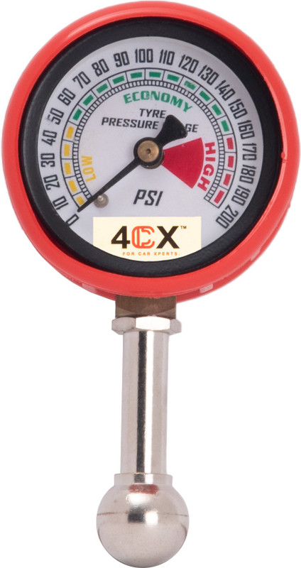 4cx Analog Tire Pressure Gauge 4cxminigauge(200 PSI)