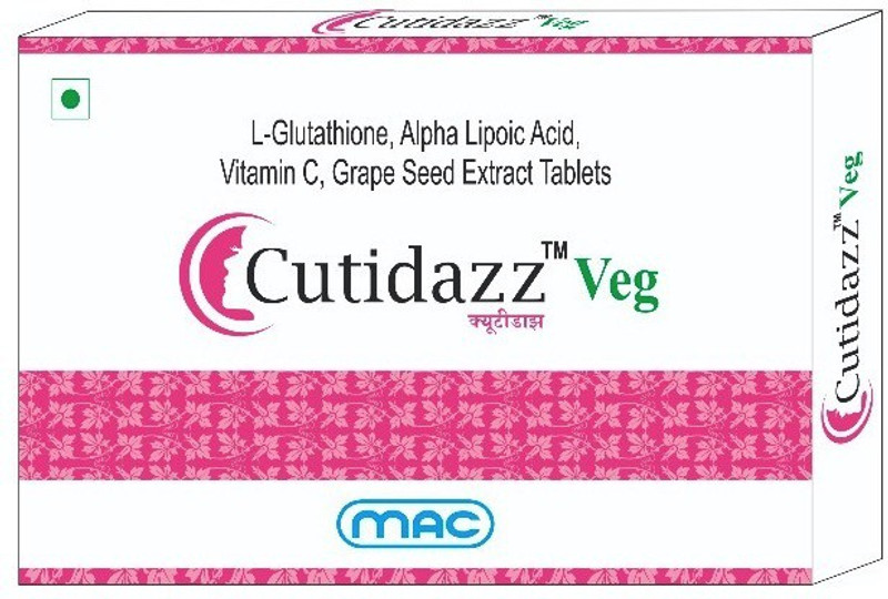 cutidazz GLUTATHIONE, ALPHA LIPOIC ACID,VITAMIN C TABLETS(10 Tablets)