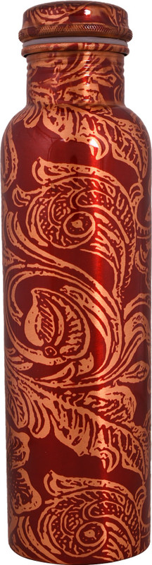 crayowns Water Bottle 1000 ml(Brown)