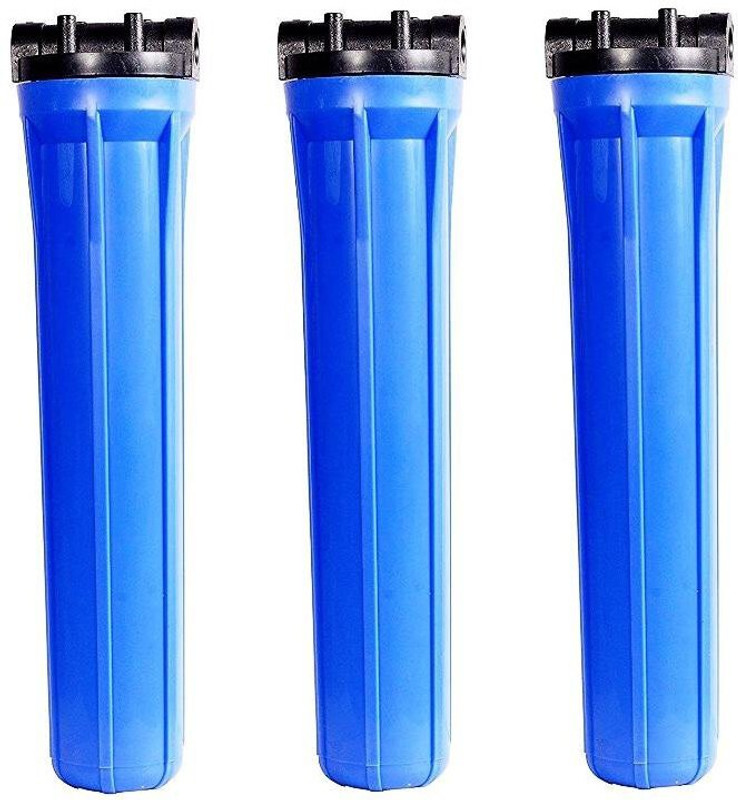 macmillan Big Filter Housing 20 Inch for Commercial RO Water Purifier (3 Pcs) Media Filter Cartridge(000.4, Pack of 3)