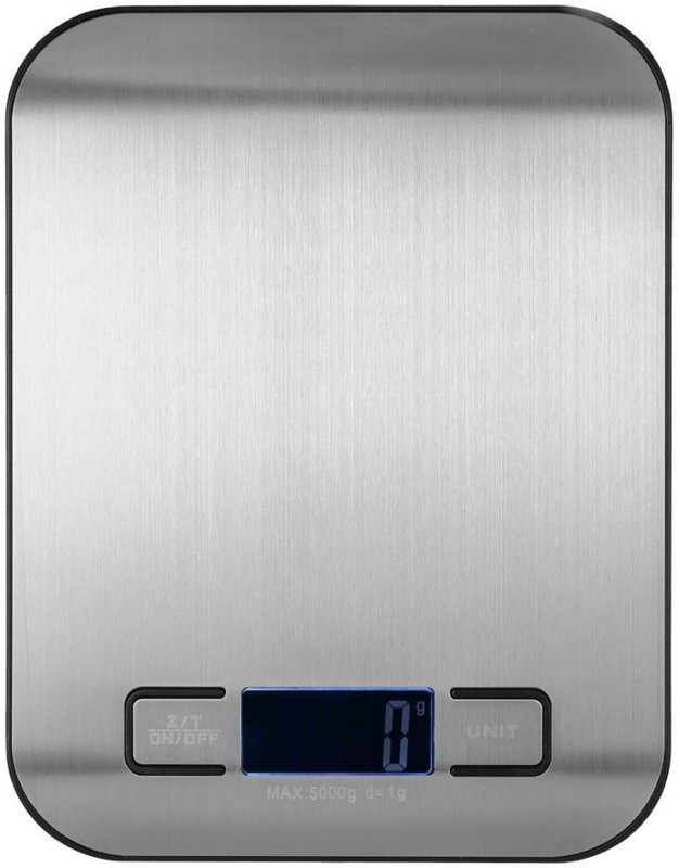 fayby 5kg/10kg Stainless Steel Digital Scale Accurate Weighing Measure Tool Weighing Scale(Steel)