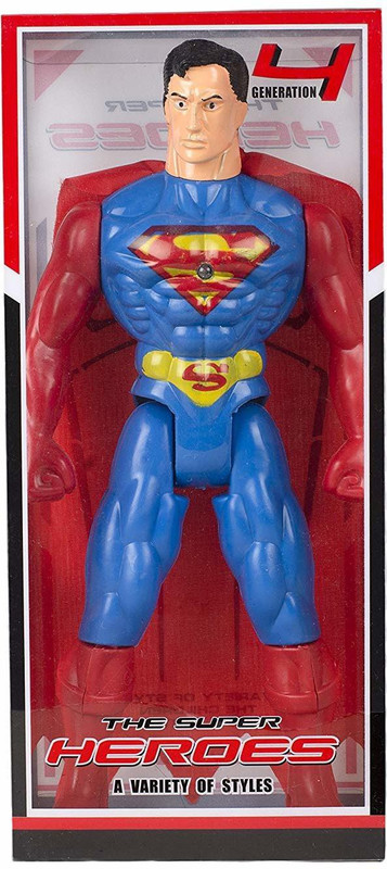 kwality Superman Super Hero Action Figure(Multicolor)