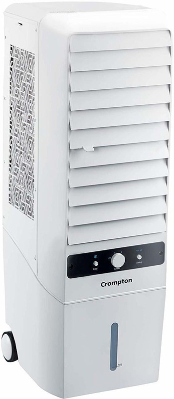 Crompton Greaves Mystique Turbo 22-Litre Tower Cooler Tower Air Cooler(White, 22 Litres)
