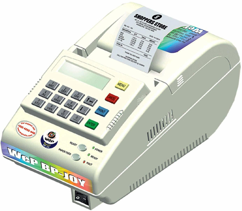 wep Joy Thermal 2 inch Billing Printer Table Top Cash Register(LED Screen)