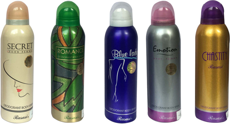 Rasasi Secret Romance Blue Lady Emotion Chastity Pack Of