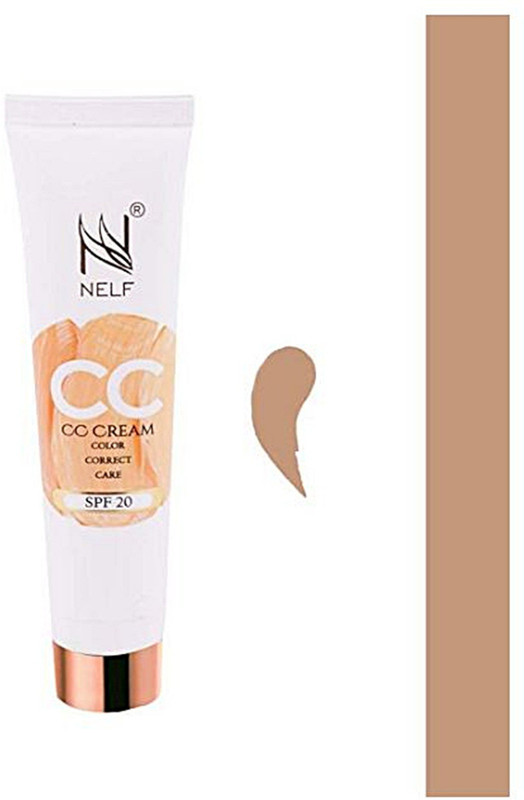 nelf USA CC Cream -Med Beige Foundation(Med Beige, 35 ml)