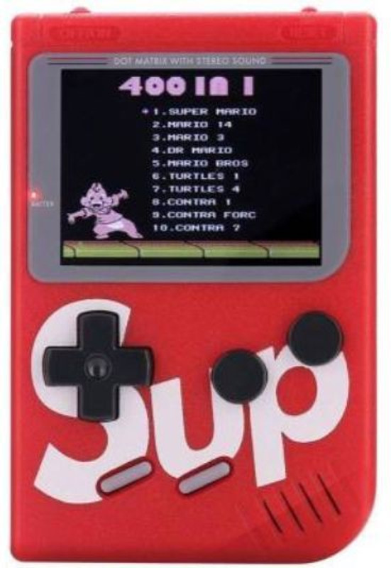SACRO DYO_540D mi SUP 400 in 1 Retro Game Box Console Handheld Classical Game PAD box s6 with TV output Gaming Console 8 GB with Mario/Super Mario/DR Mario/Contra/Turtles and other 400 Games 8 GB with Super Mario, DR Mario, Mario, Contra, Turtles, Tank, Bomber Man, Aladdin, Total 400 Games 64 GB wit