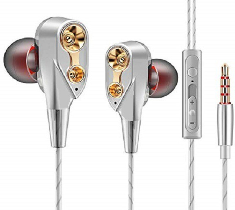atekt TG-0013 single speaker boom handsfree (tecknox) Wired Headset with Mic(White, Black, In the Ear)