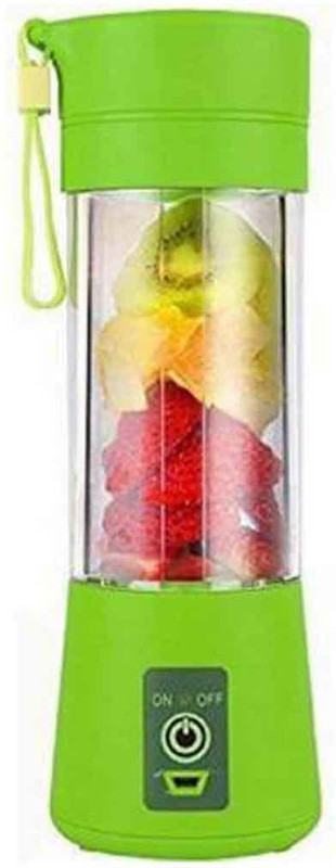 sipshoppe moq-5 Portable Electric USB Juicer Bottle Blender Drink Bottle Cup 220 Juicer Mixer Grinder(Green, 1 Jar)