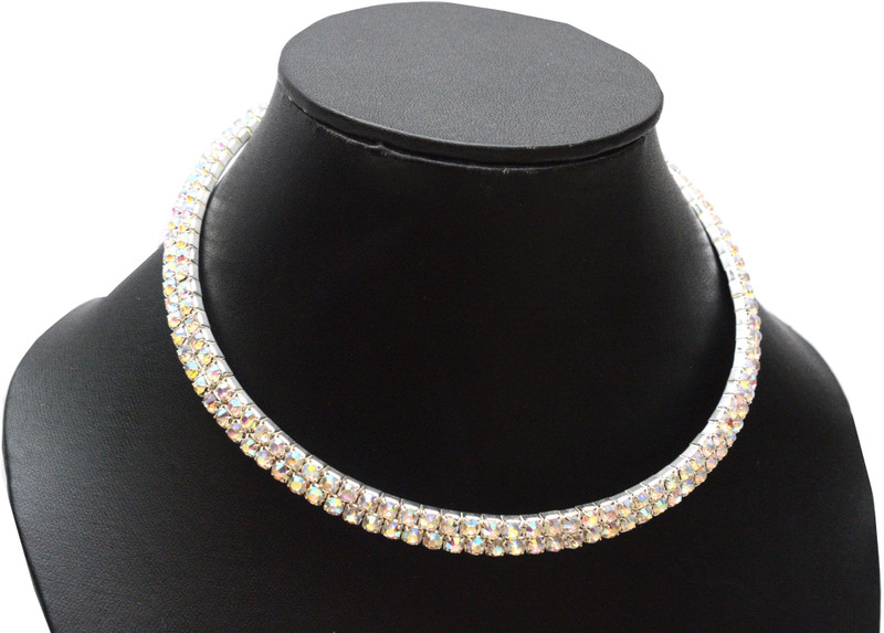 callme Silver Plated Alloy Choker