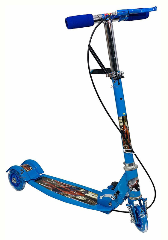 galaxy hi tech 3-Wheel Folding Kick Kids Scooty Scooter Tricycle kids scooter heavy Scooter(Blue, Pink, Green, Red, Yellow)