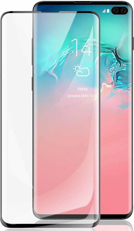 istambh Tempered Glass Guard for Istambh™ Present Tempered Glass 9H Hardness [Compatible with in-Display Fingerprint Sensor][Case Friendly][Anti-Scratch] (11D) Compatible for Samsung Galaxy S10E (Black)(Pack of 1)