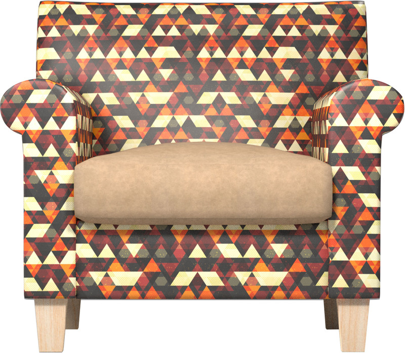fizdi Leatherette 1 Seater  Sofa(Finish Color - Multi)