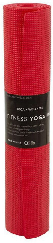 Buy effingo Yoga and exercise mat of 4mm Red Dotted Design Red 4