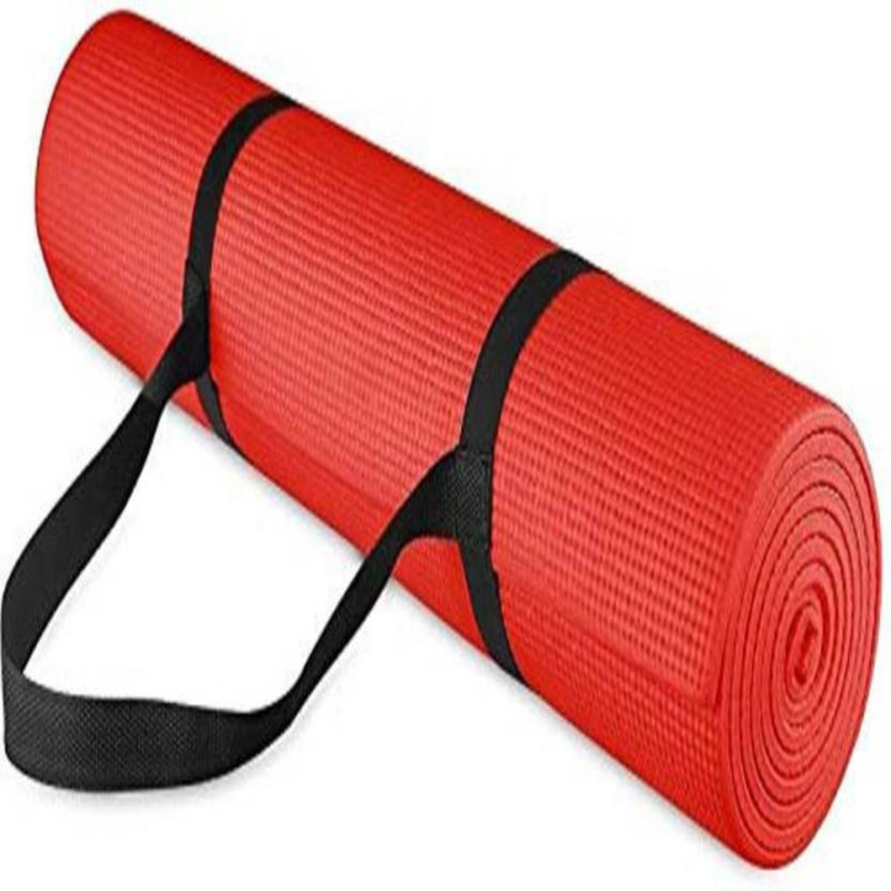 Buy effingo Yoga Mat RED 4 mm With Yoga Mat Carry Strap Red 4 mm mm Yoga Mat Online at desertcartCyprus
