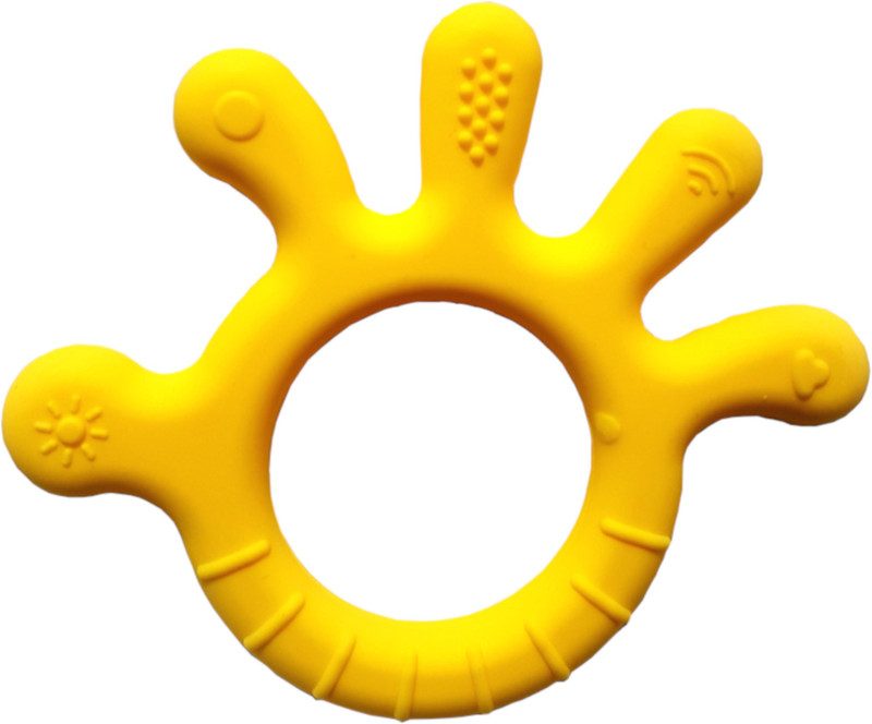 chic buddy Finger shape Teether(Yellow)