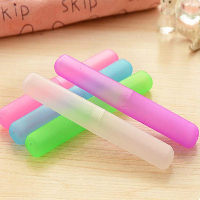 yatin enterprise (PACK OF 5) Toothbrush Container Toothbrush Cap, Caps Plastic Toothbrush Holder(Multicolor, Wall Mount)